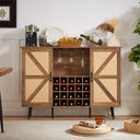 Rustic 2-Door Bar Cabinet (55'')